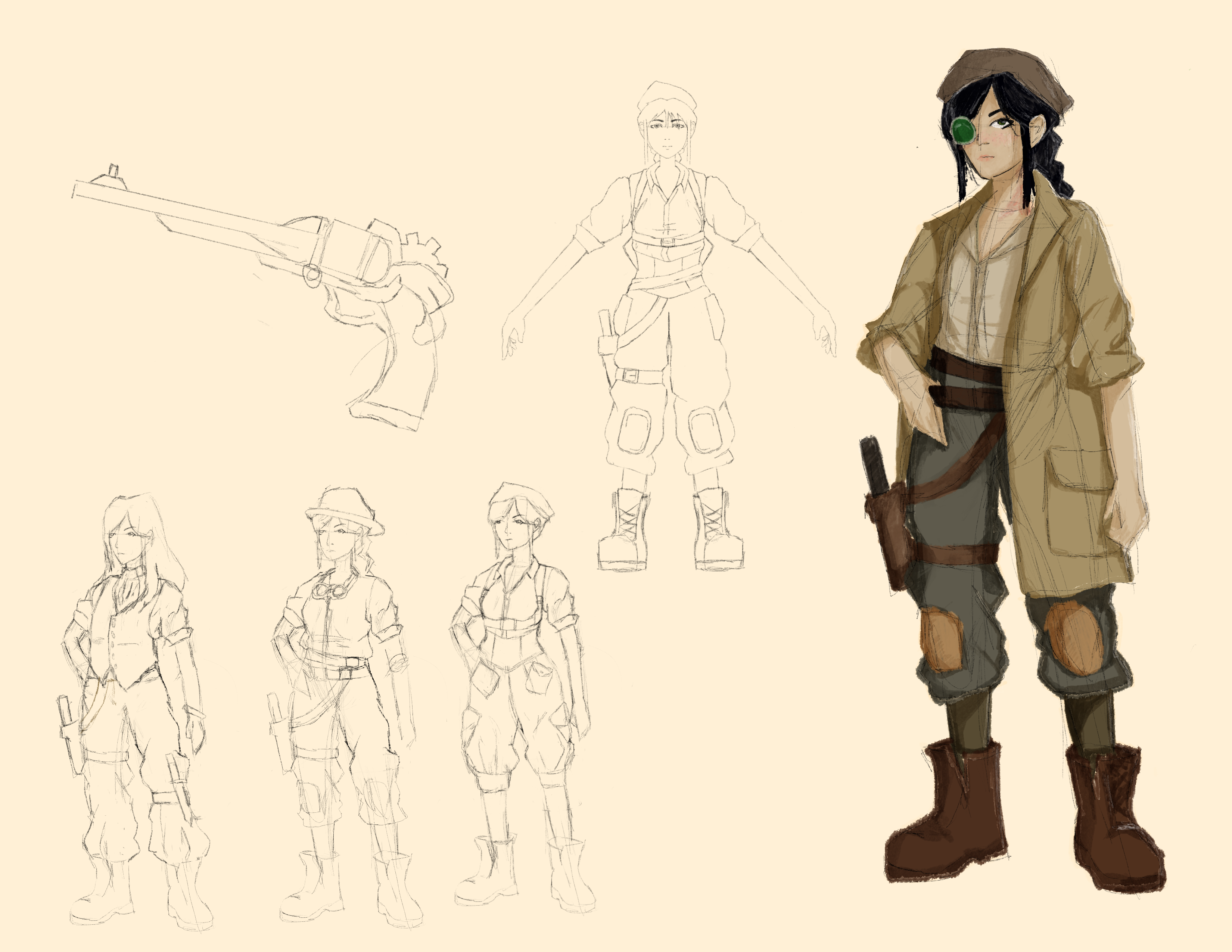 Vee Character Design Example
